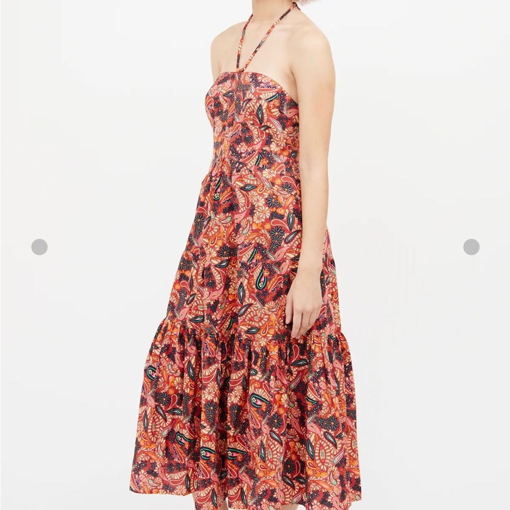 House of Harlow 1960 paisley halter dress - Picture 3 of 3
